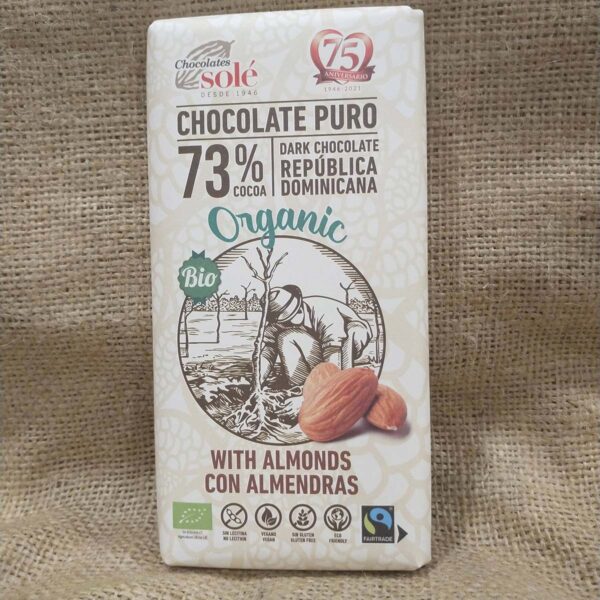 Chocolate sole 73% - DeTarros Productos a granel