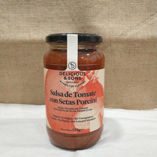 Salsa tomate con setas - DeTarros Productos a granel