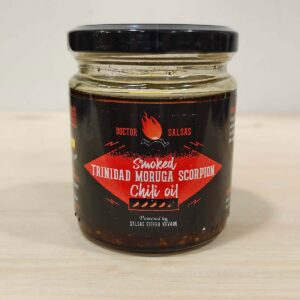 Smoked Moruga Scorpion Chili Oil 250ml - DeTarros Productos a granel